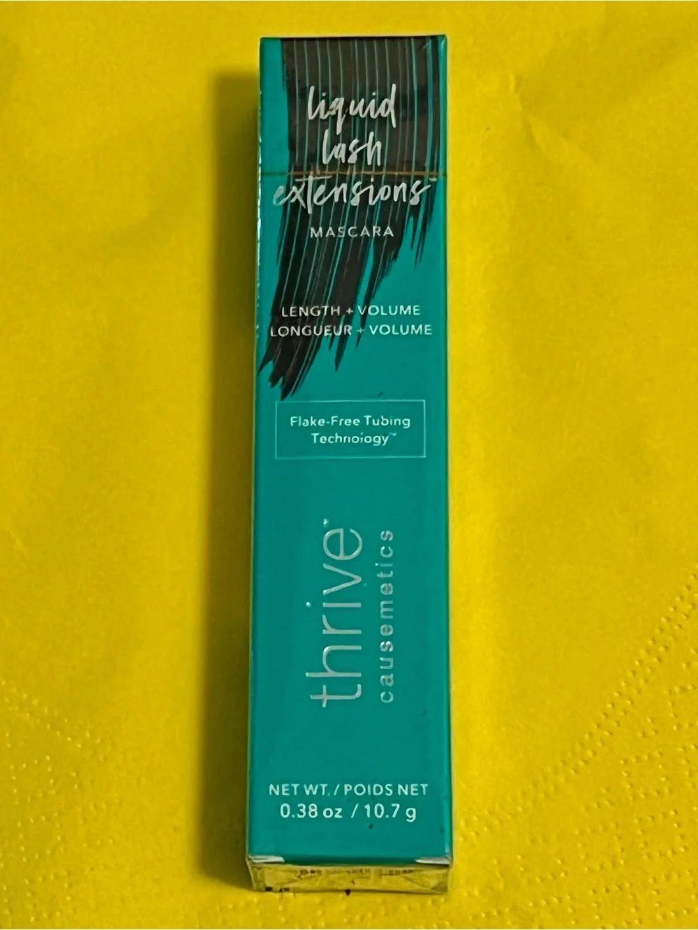 New thrive causemetics mascara liquid lash extensions Rich Black Brynn seal nwt - Picture 1 of 8
